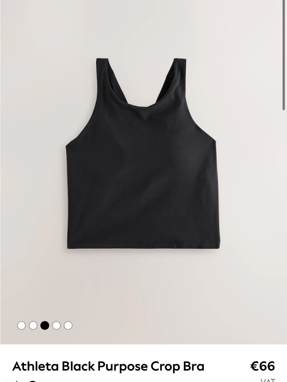 Athleta Purpose Crop black XS